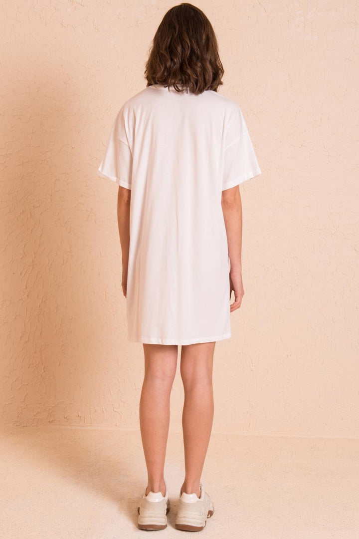 BSL Women Mini Patterneded Basic Dress - Wichita