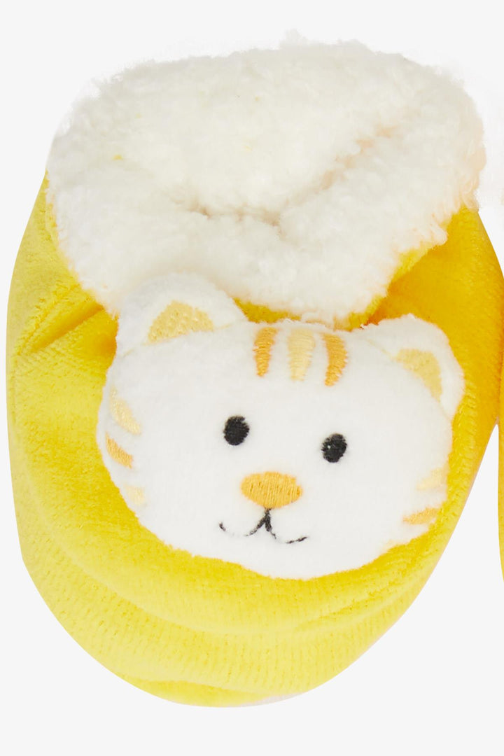 BRE Minidamla Baby Boy Slippers مخملي لطيف إكسسوارات القطط باللون الأصفر - Minatitlán
