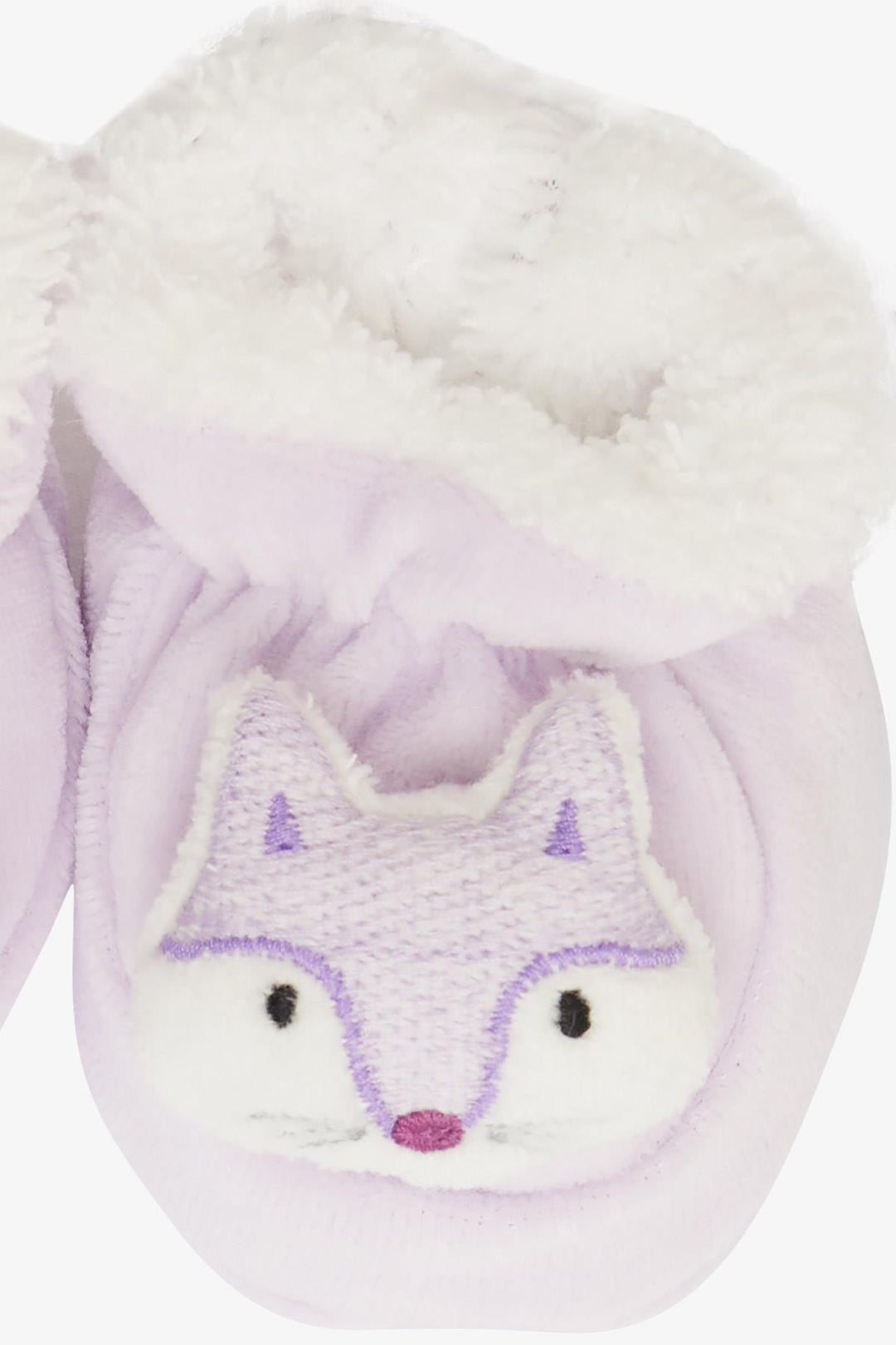 BRE Mini Drops Girl Baby Slipper Velvet Cute Fox Purple with Accessories - Lenexa