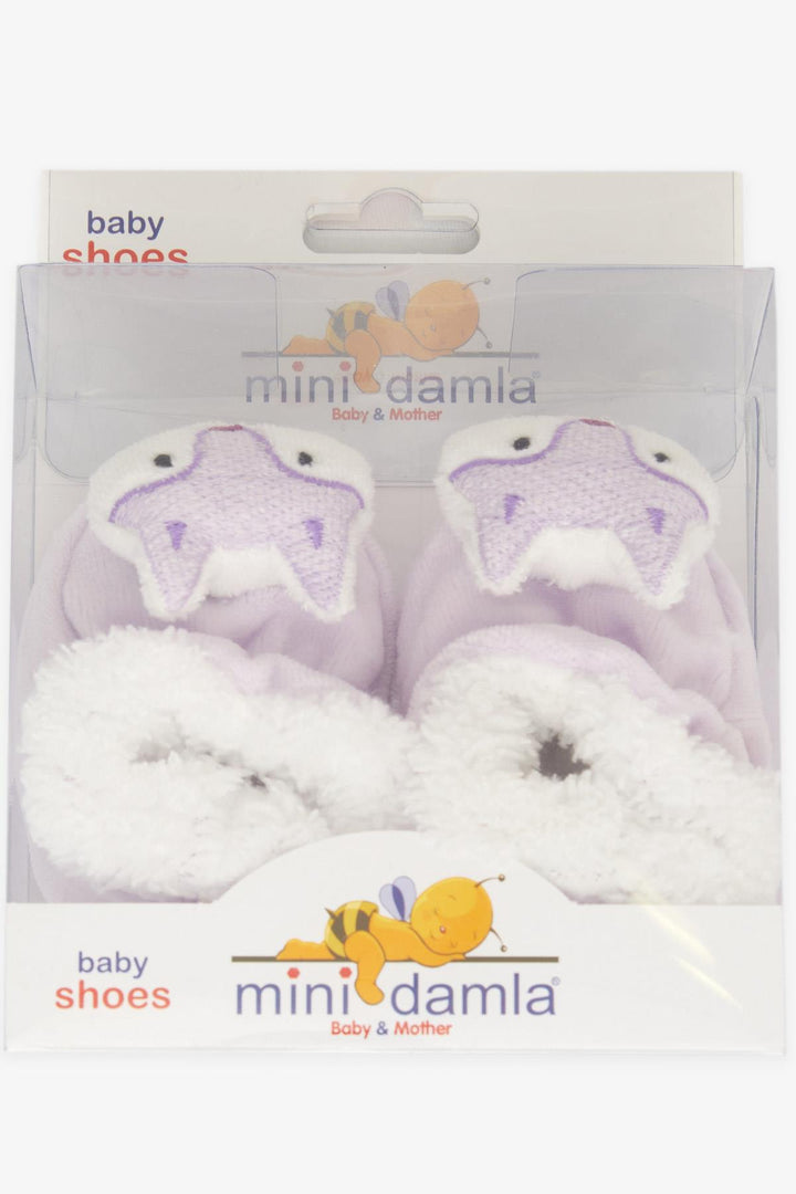 BRE Mini Drops Girl Baby Slipper Velvet Cute Fox Purple with Accessories - Lenexa