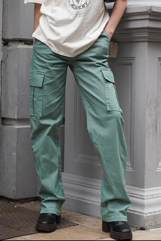 MDX Mint Green Cargo Pants with Pocket Details MG1602 - Châteauroux