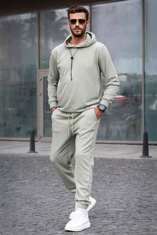 MDX Mint Green Hooded Basic Tracksuit 5908 - Cento
