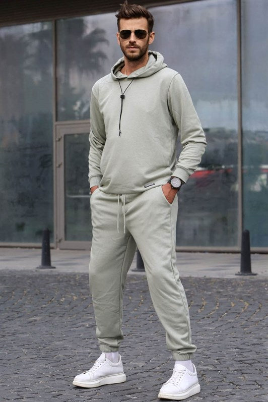 MDX Mint Green Hooded Basic Tracksuit 5908 - Cento