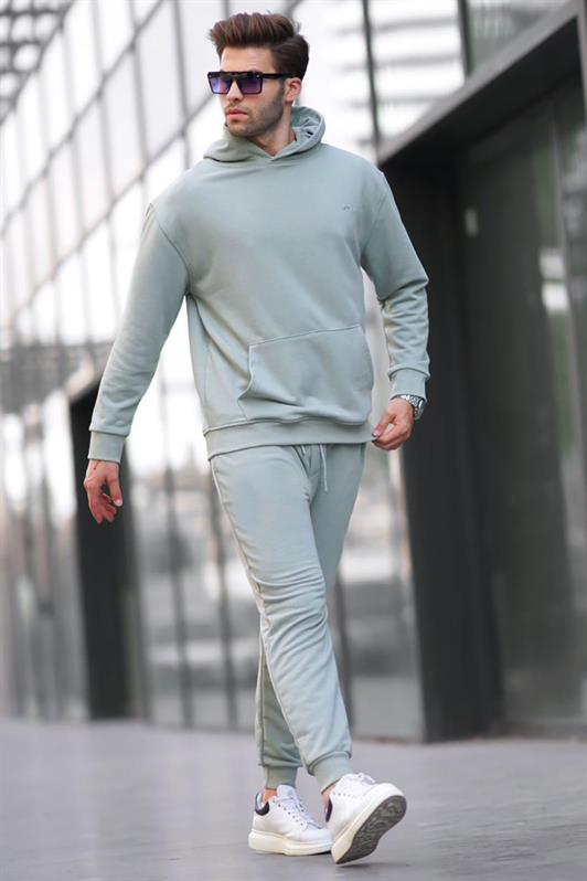 MDX Mint Green Hooded Basic Tracksuit 5928 - Avilés