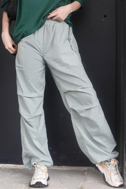بنطال MDX Mint Green Parachute Jogger للسيدات MG1726 - دراجاش