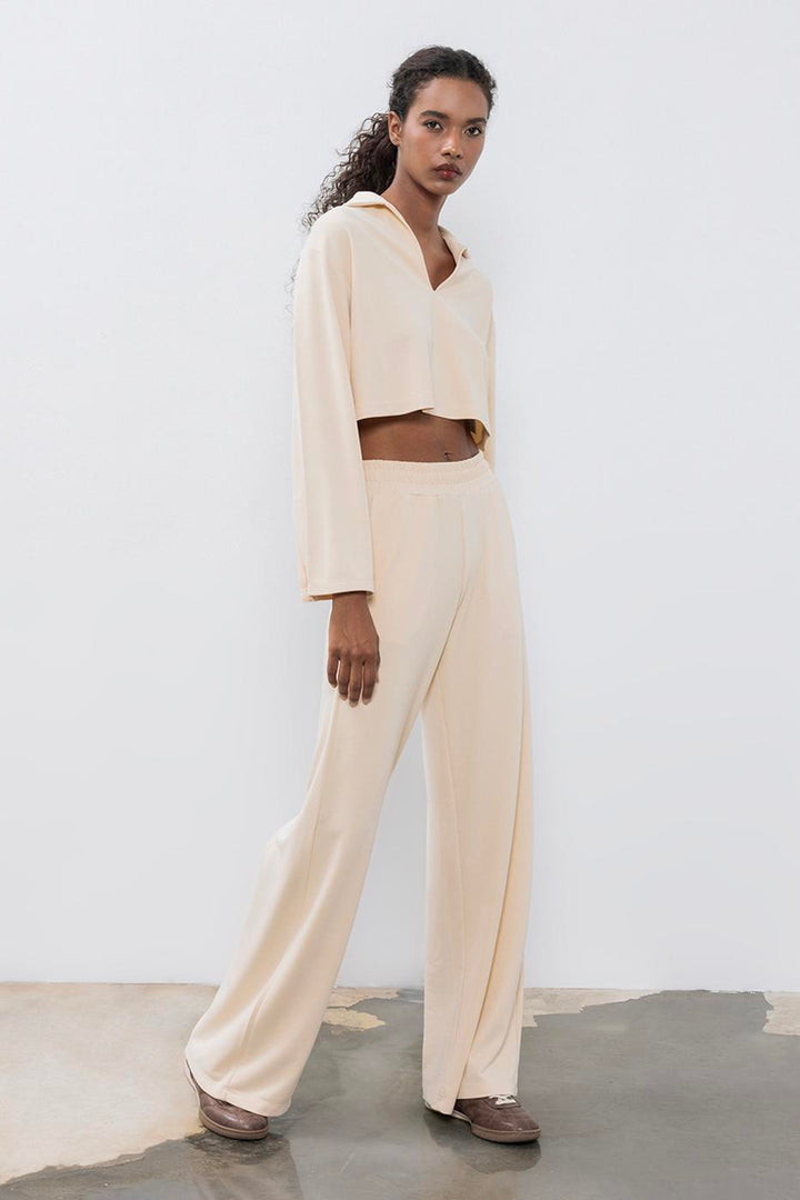 BSL Women Modal Straight Cut Trousers - Holyoke