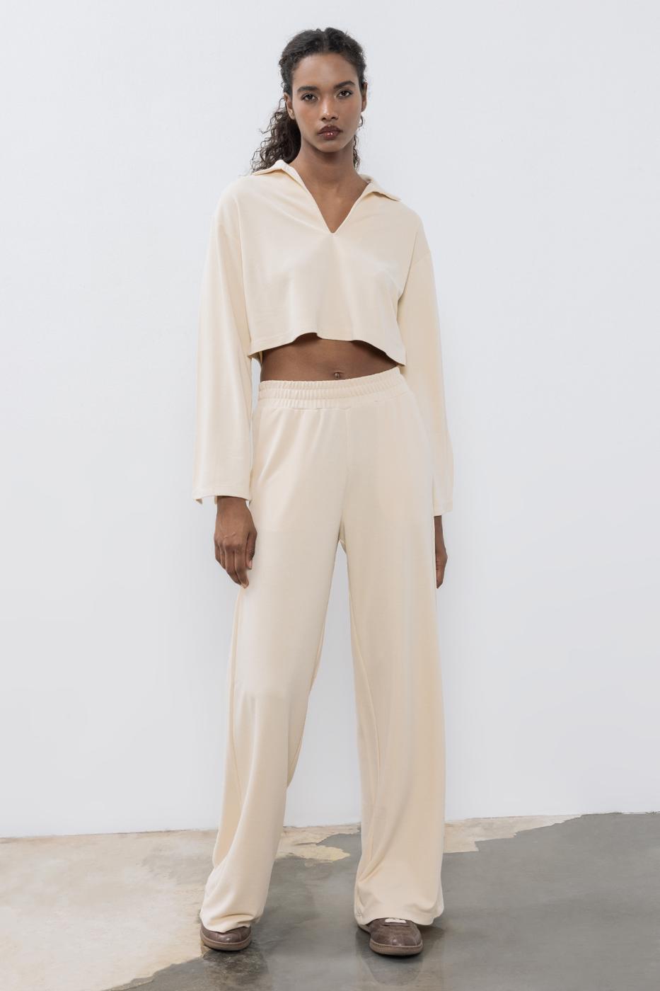 BSL Women Modal Straight Cut Trousers - Holyoke
