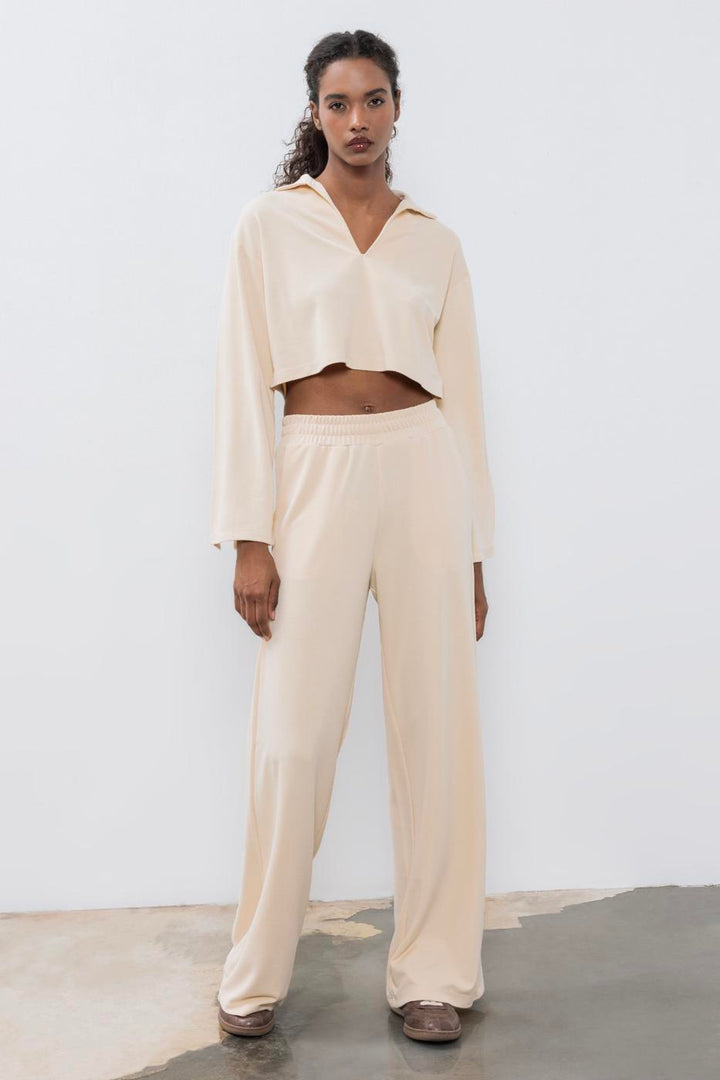 BSL Women Modal Straight Cut Trousers - Holyoke