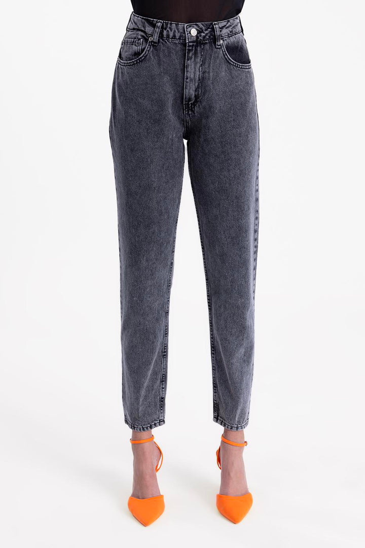 BSL Women Mom Fit Denim Pants - Houma