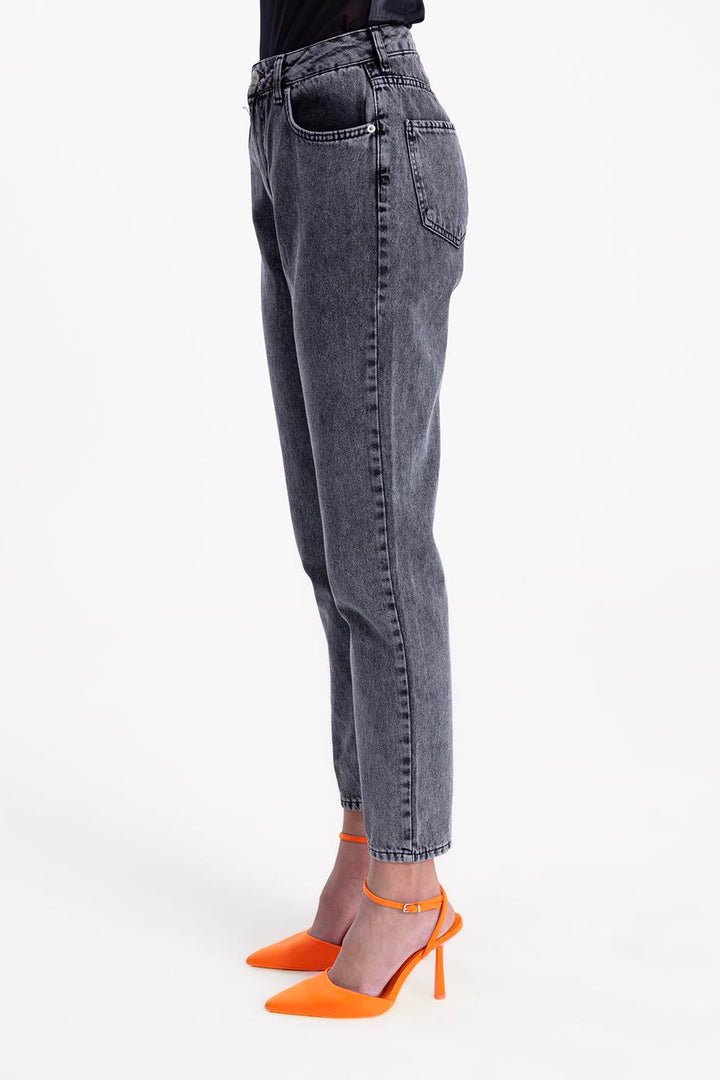 BSL Women Mom Fit Denim Pants - Houma