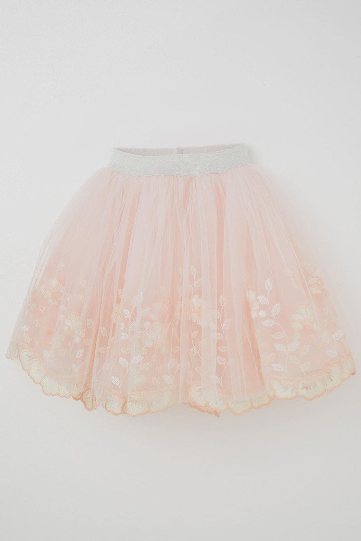 BRE Monita Girl Child Tutu Skirt Lacy Flower Dream 1.5-9 Years, Salmon - Suresnes