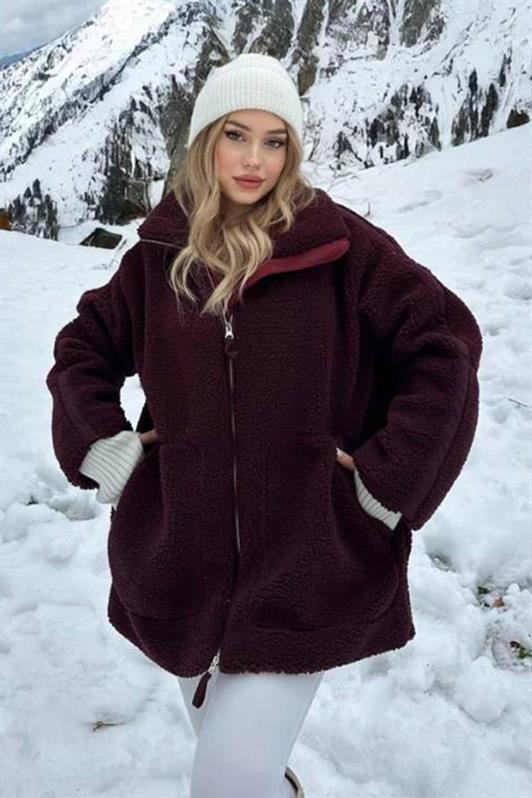 MDX Plush Jacket with Stand-up Collar and Pockets MG1966 - Donostia