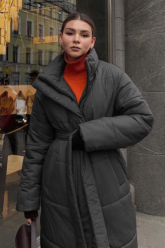 جاكيت MDX Haki Long Puffer نسائي MG1397 - بورت هورون
