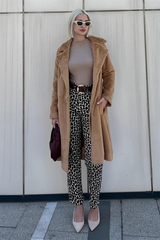 MDX Camel Soft Textured Plush Coat MG1971 - Logan
