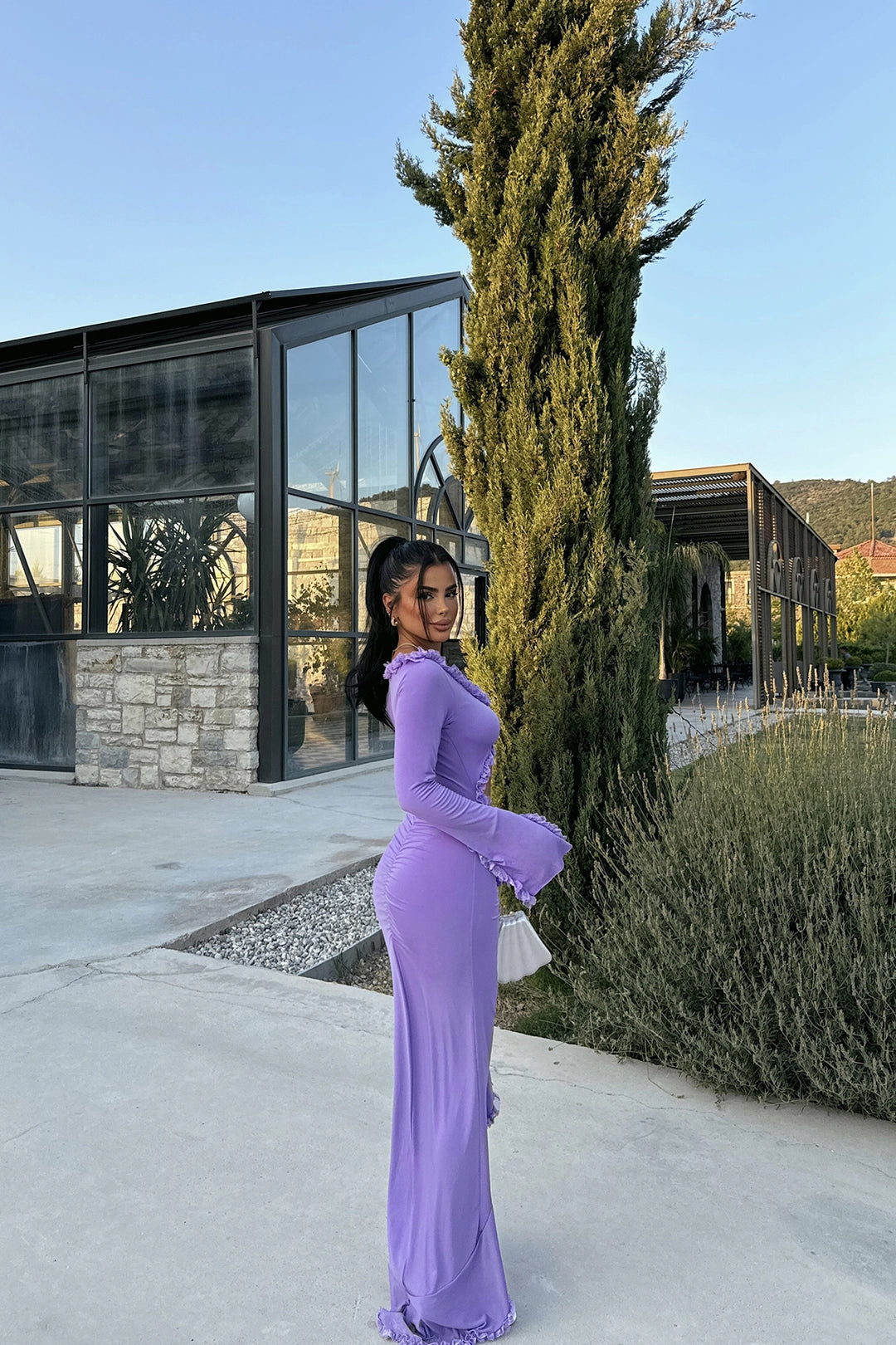 EYY Women PURPLE LOTTE DRESS - Spring