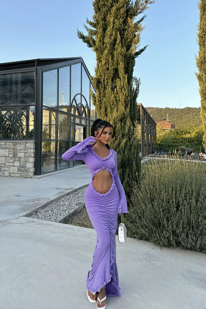 EYY Women PURPLE LOTTE DRESS - Spring