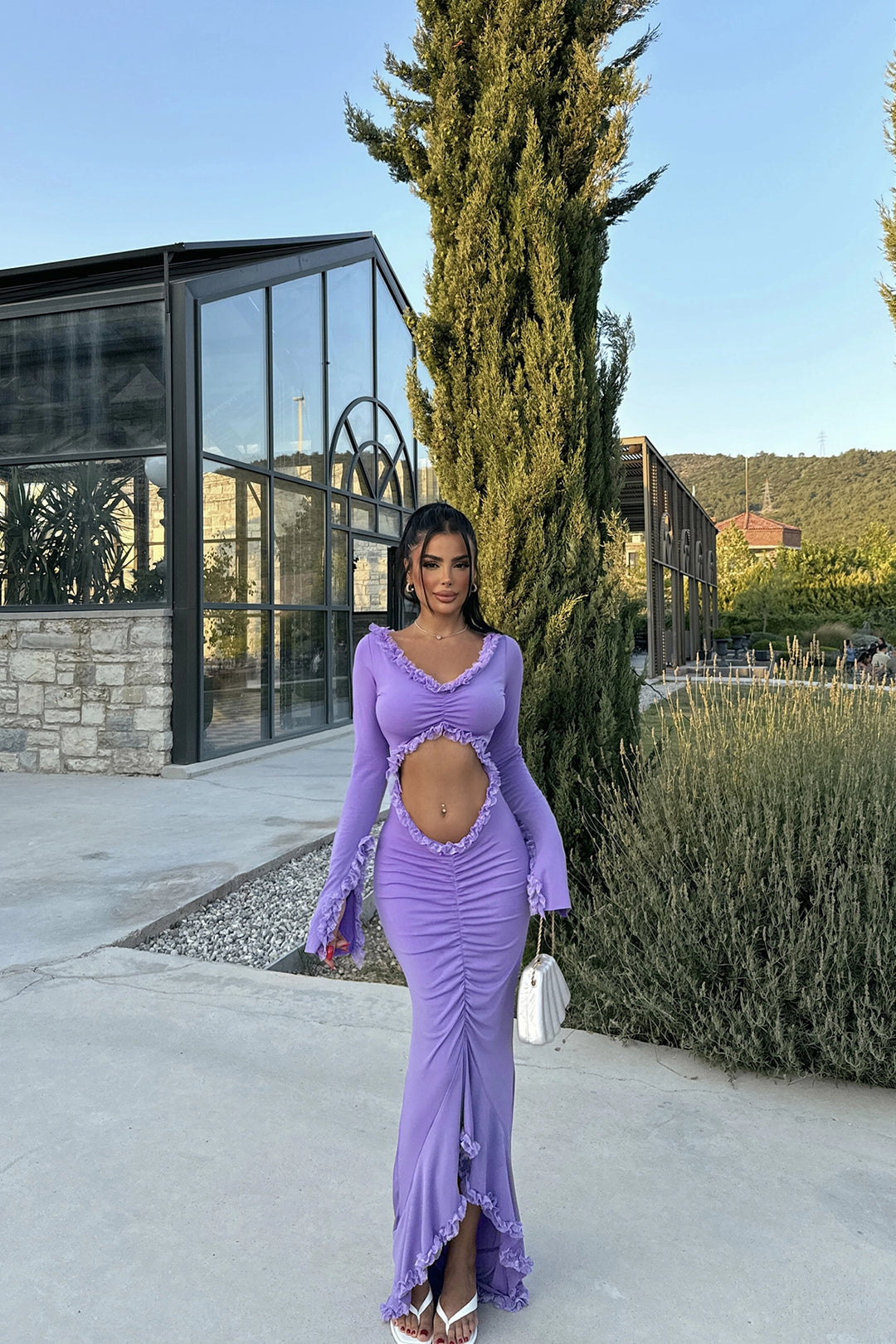 EYY Women PURPLE LOTTE DRESS - Spring
