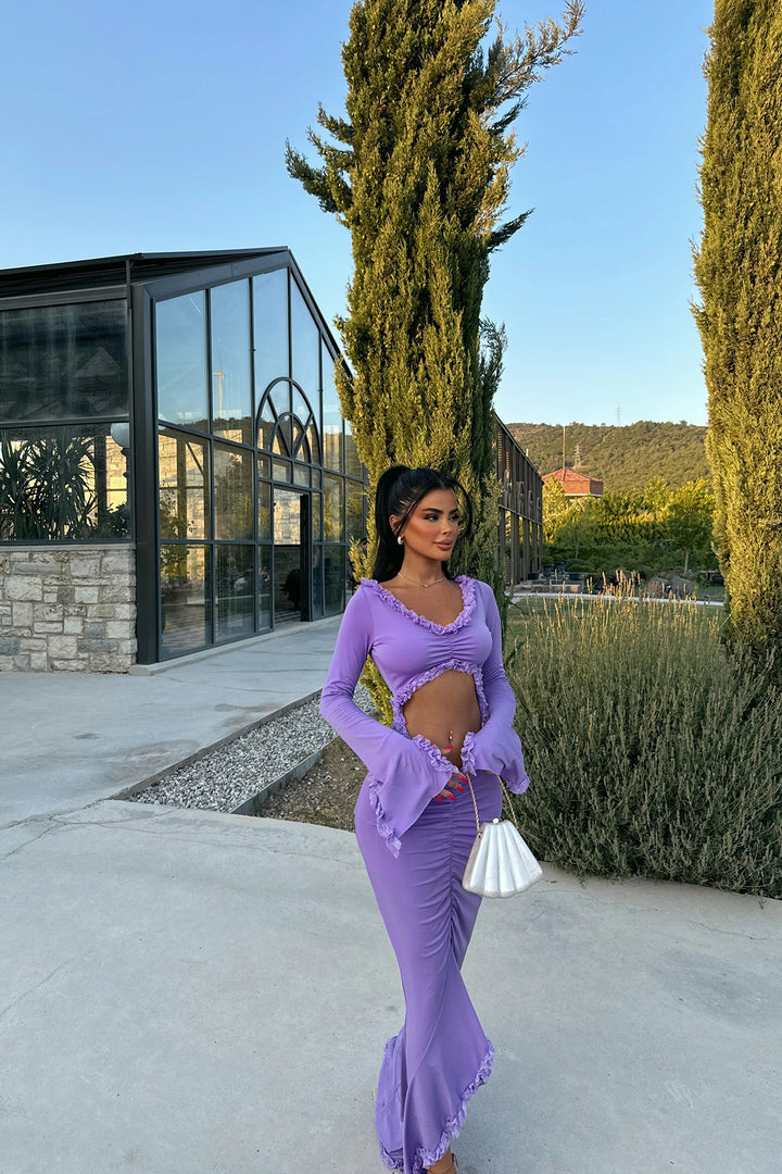 EYY Women PURPLE LOTTE DRESS - Spring