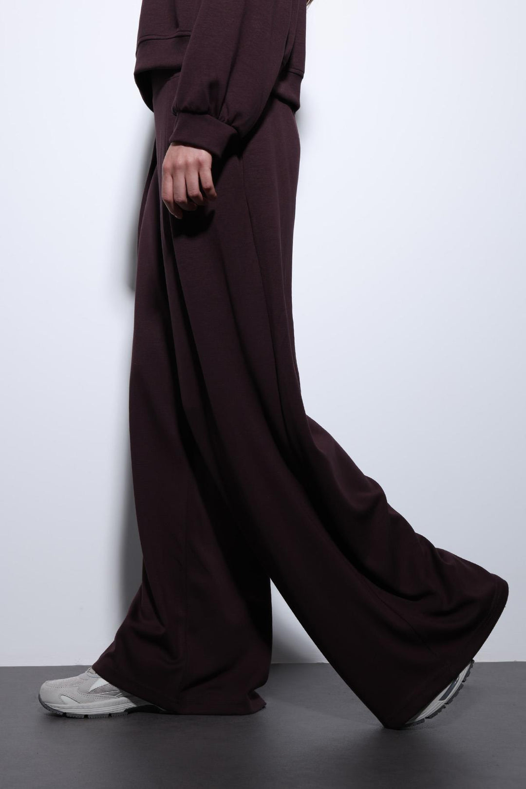 ANT Antioch Mürdüm Wide Leg Relaxed Women's Suit - Trujillo Alto