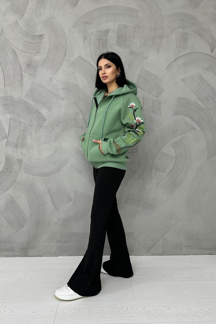 ELS Embroidered Sweatshirt - Khaki - West Des Moines
