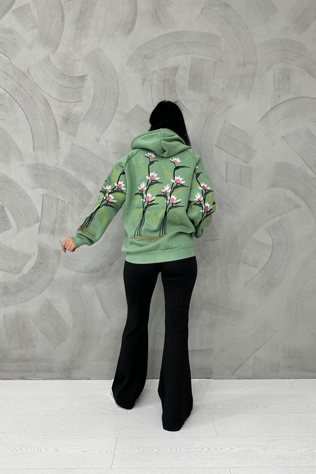 ELS Embroidered Sweatshirt - Khaki - West Des Moines