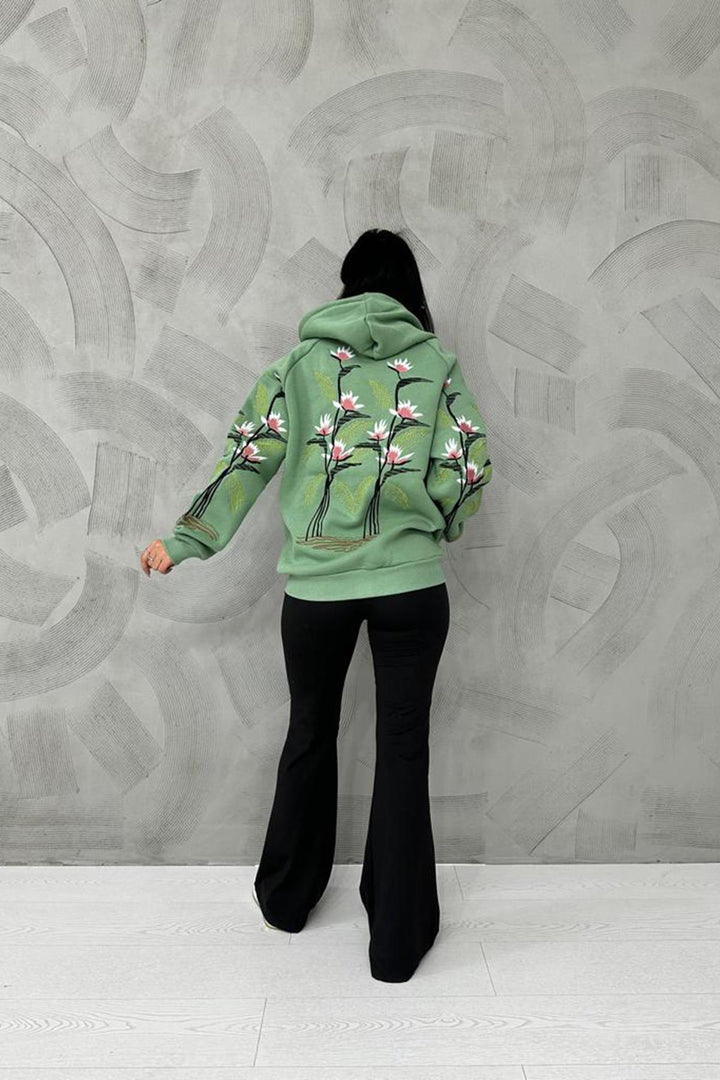 ELS Embroidered Sweatshirt - Khaki - West Des Moines