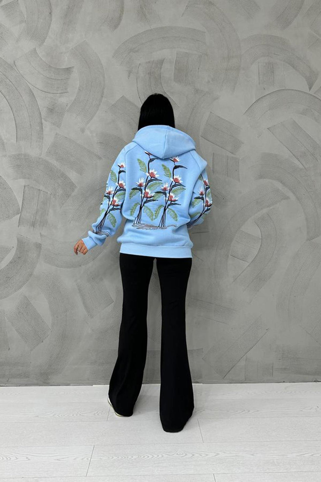 ELS Embroidered Sweatshirt - Blue - Halberstadt