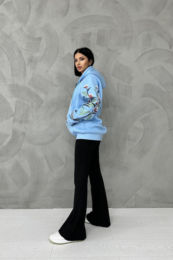 ELS Embroidered Sweatshirt - Blue - Halberstadt