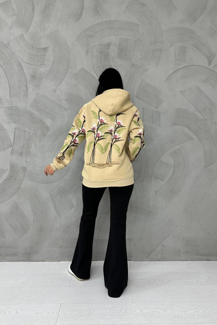 ELS Embroidered Sweatshirt - Mink - Clermont-Ferrand