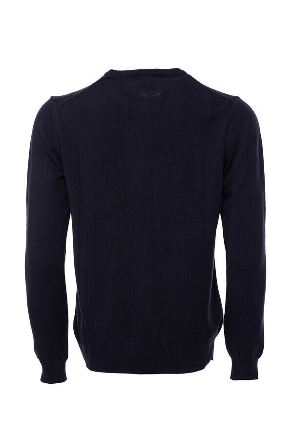 WSS Navy Blue Crew Neck Sweater  - Smithtown