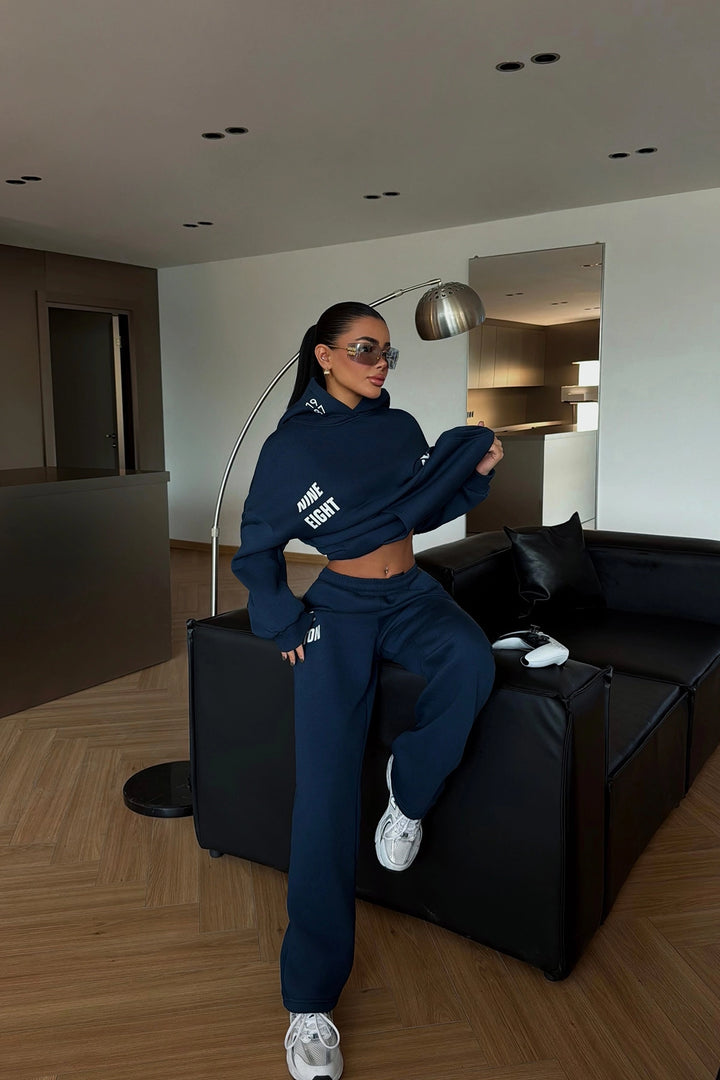 EYY Women Navy Blue Darcey Tracksuit - Bellevue