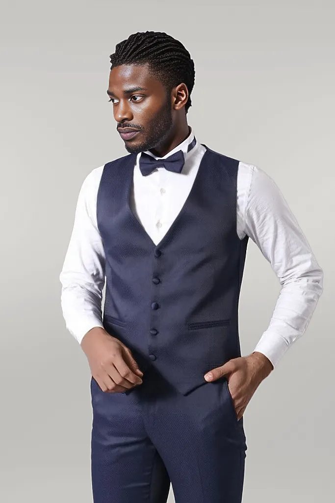WSS Navy Blue Modeled Tuxedo  - Singen