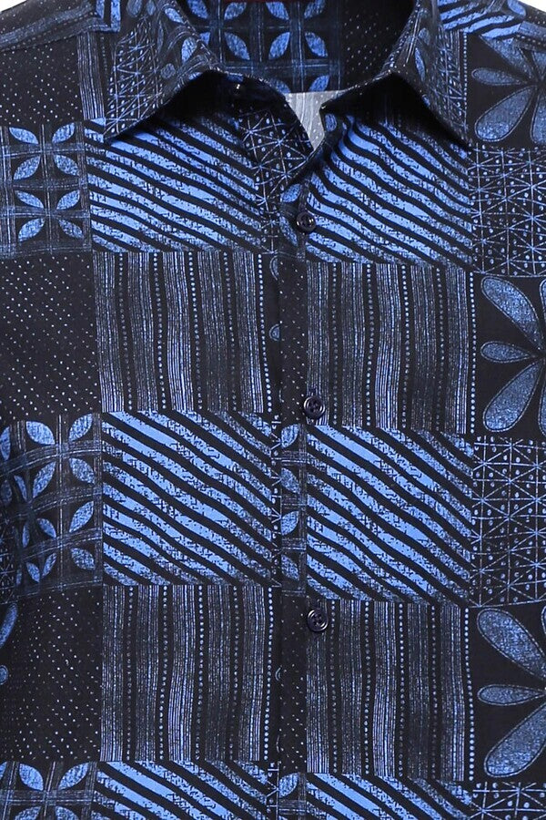 WSS Navy Blue Patterned Shirt  - Heidenheim