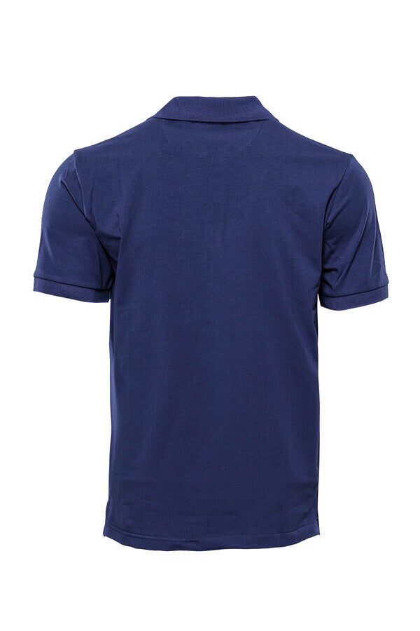 WSS Navy blue Polo Collar T-shirt  - Brunswick
