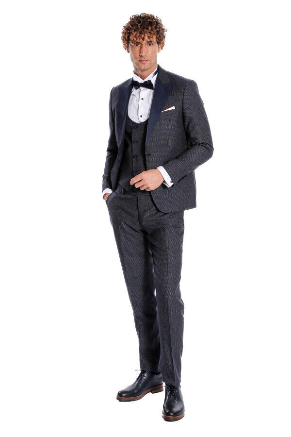 WSS Navy Blue Tuxedo Suit  - Orangevale