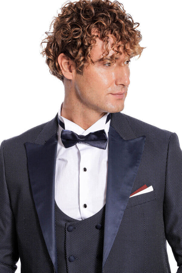 WSS Navy Blue Tuxedo Suit  - Orangevale
