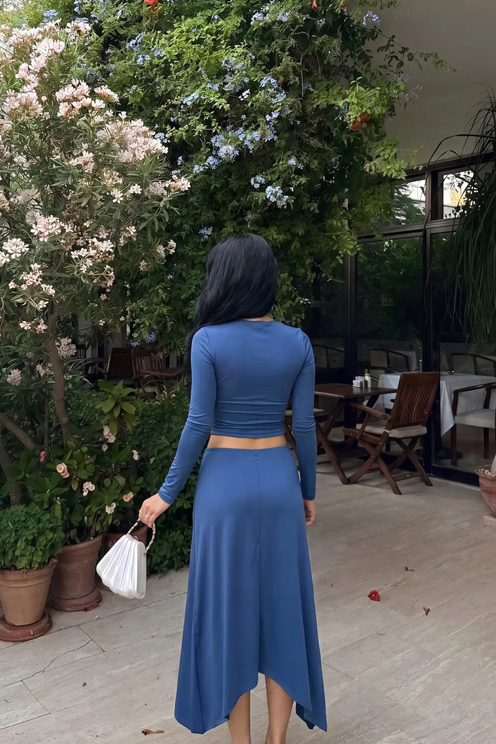 EYY Women Navy Blue Valayya Set - Zwickau