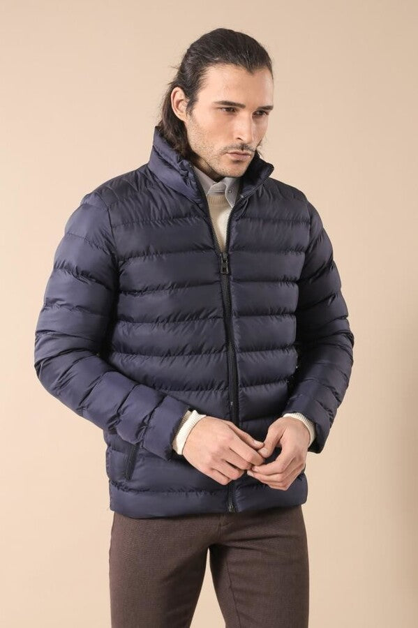 WSS Navy Short Men Down Jacket  - Chino Hills