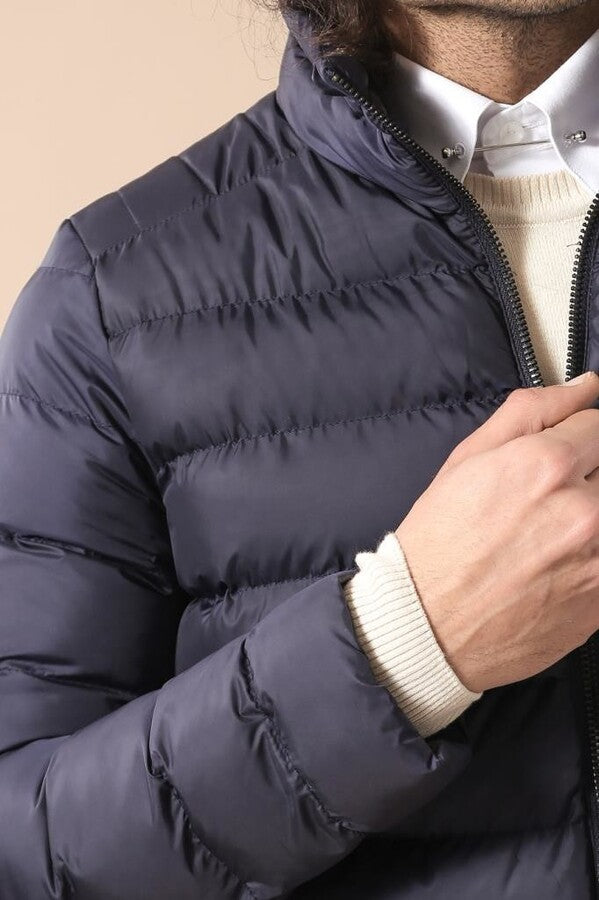 WSS Navy Short Men Down Jacket  - Chino Hills