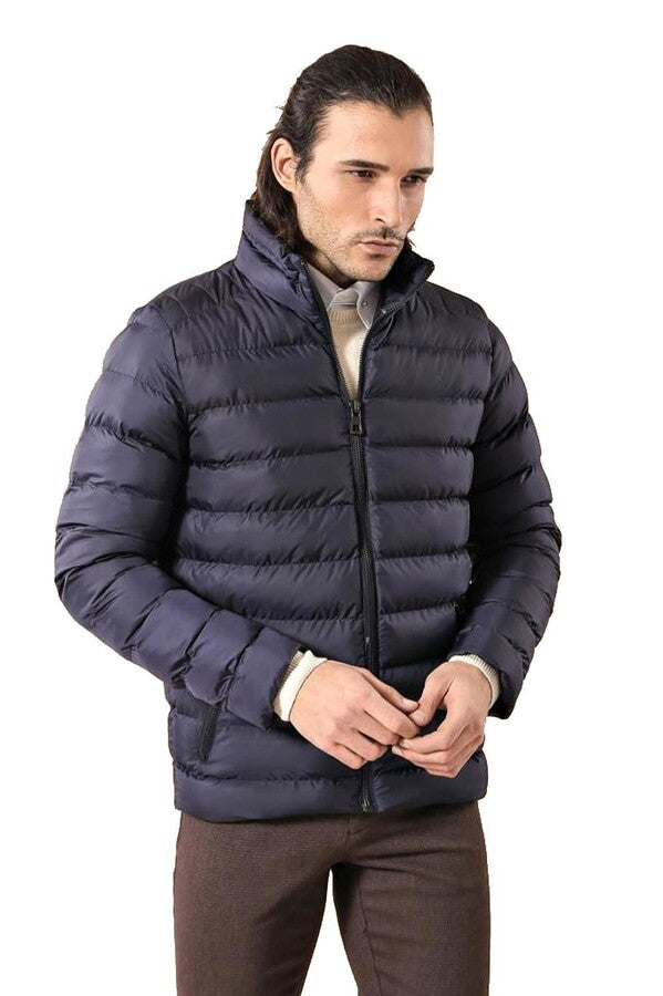 WSS Navy Short Men Down Jacket  - Chino Hills