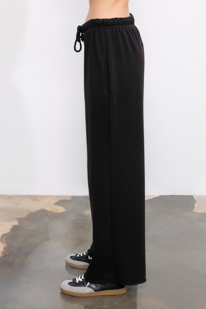 BSL Women Normal Waist Straight Cut Trousers - Raalte