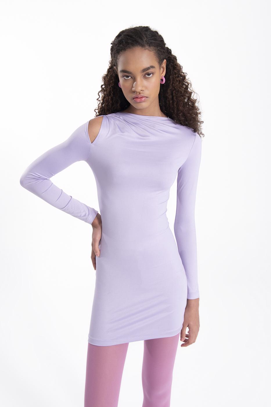BSL Women Shoulder cut out mini dress - Lehrte