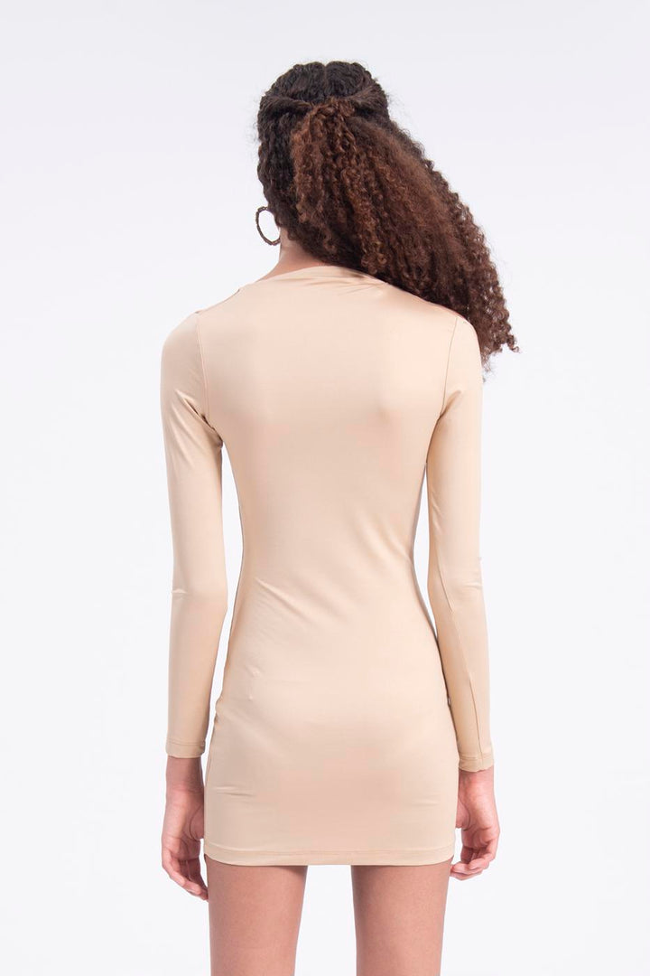 BSL Women Shoulder cut out mini dress - Modugno