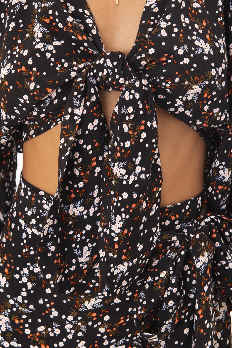 BSL Women Tie Front Blouse - Výronas