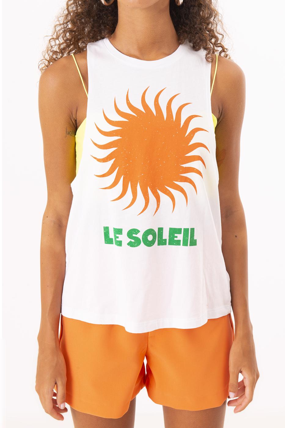 BSL Women Printed Sleeveless T-Shirt - Aveiro