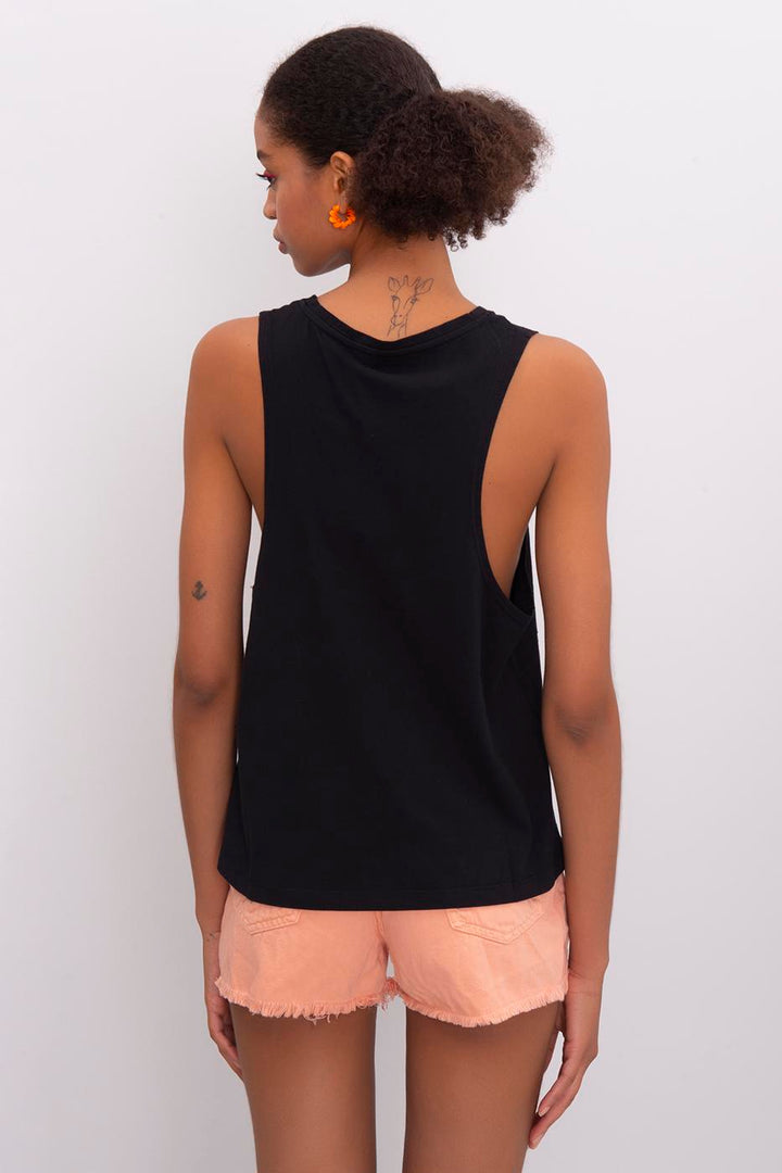 BSL Women Printed Sleeveless T-Shirt - Newport News