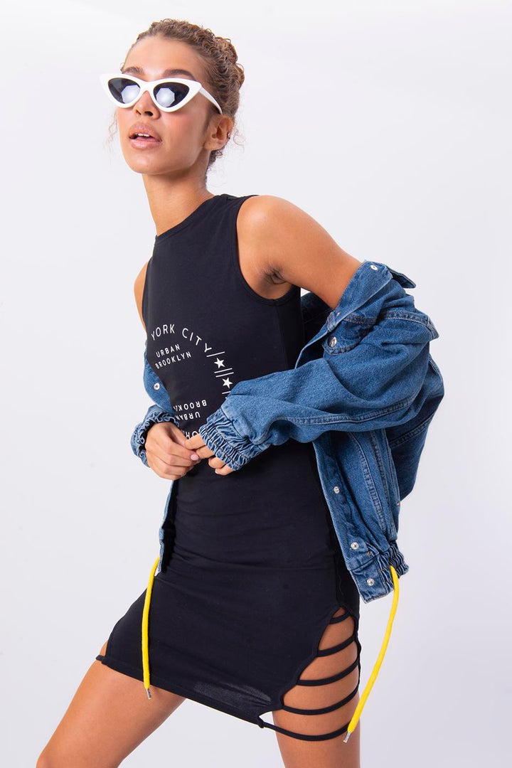 BSL Women Printed Mini Dress - Vilnius