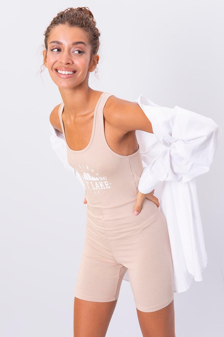 BSL Women Printed Romper - Veghel