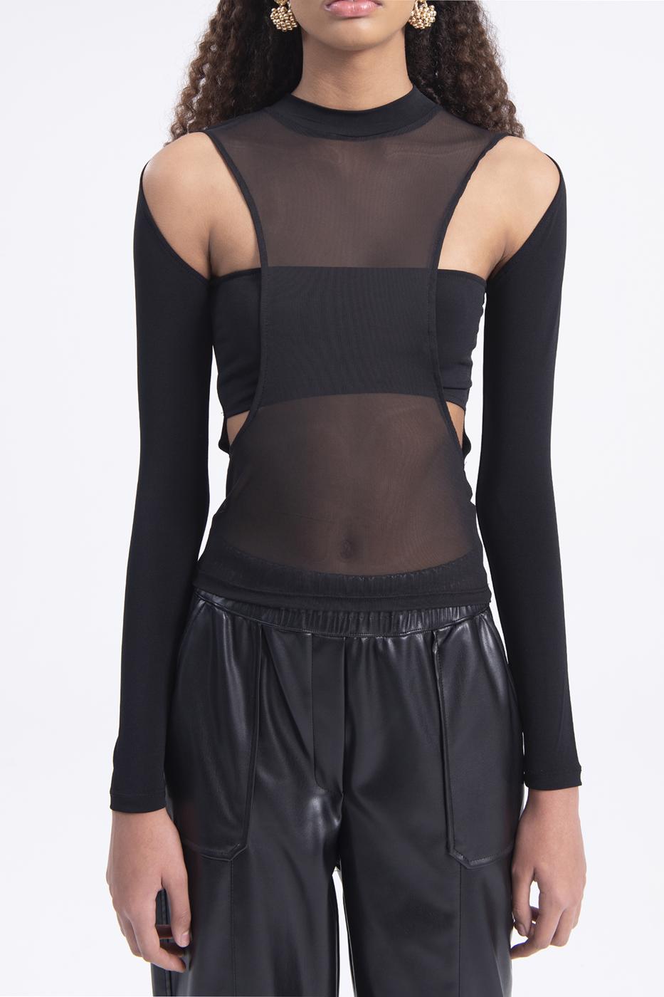 BSL Women Tulle detailed top - Heroica Guaymas