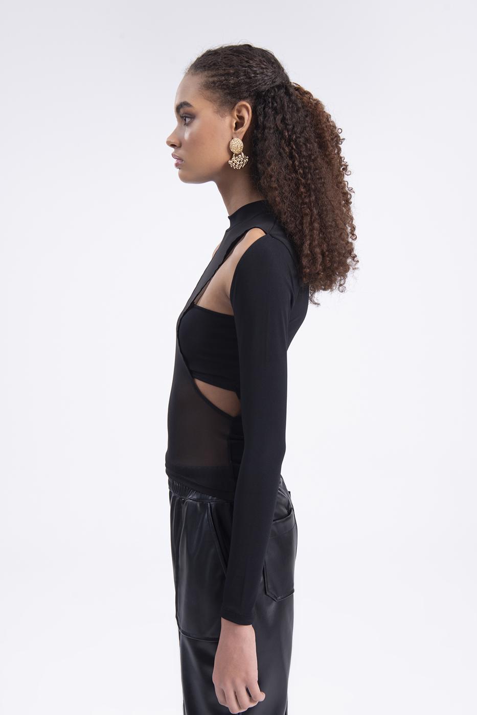 BSL Women Tulle detailed top - Heroica Guaymas